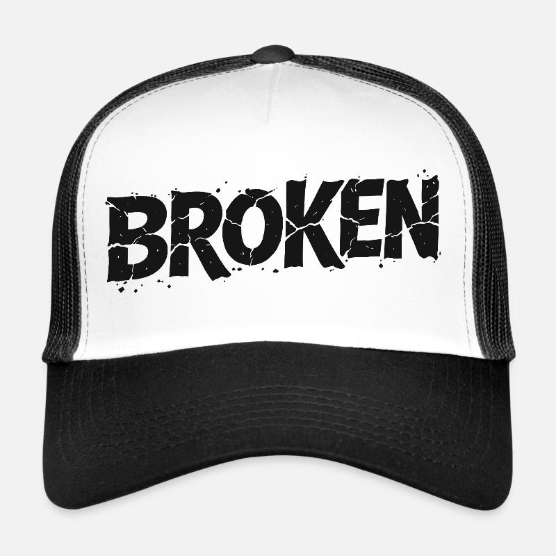Graffiti de faute de frappe cassée Casquette trucker 
