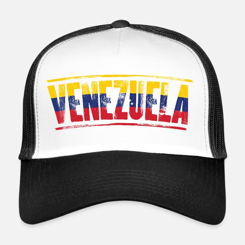 Venezuela Flag Wordmark Trucker Cap