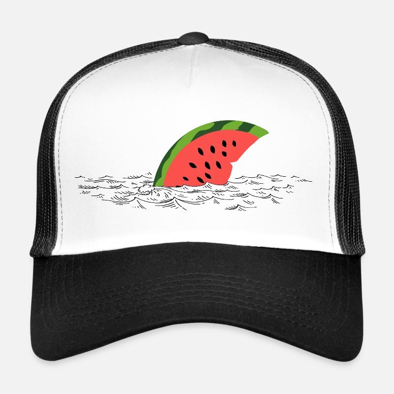 Melon Fin – Un requin mignon en route Casquette trucker 