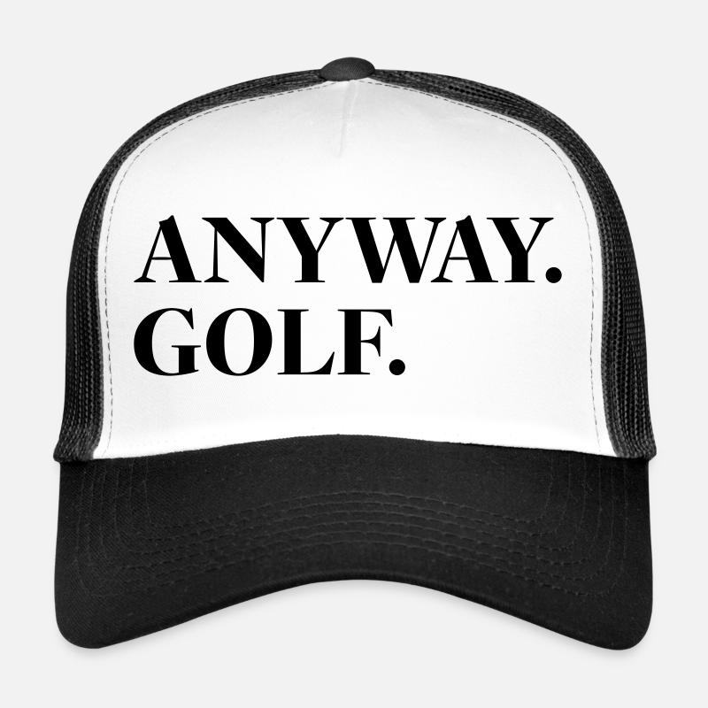 Bref, le golf - Casquette trucker  - blanc/noir