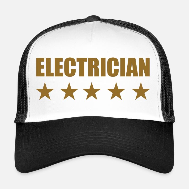 Électricien 5 Étoiles : Expert Haute Performance Casquette trucker 