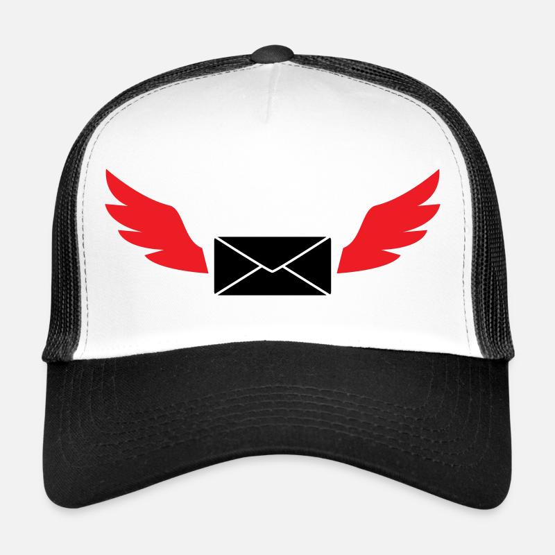 Express-Umschlag mit Flügelpost Trucker Cap