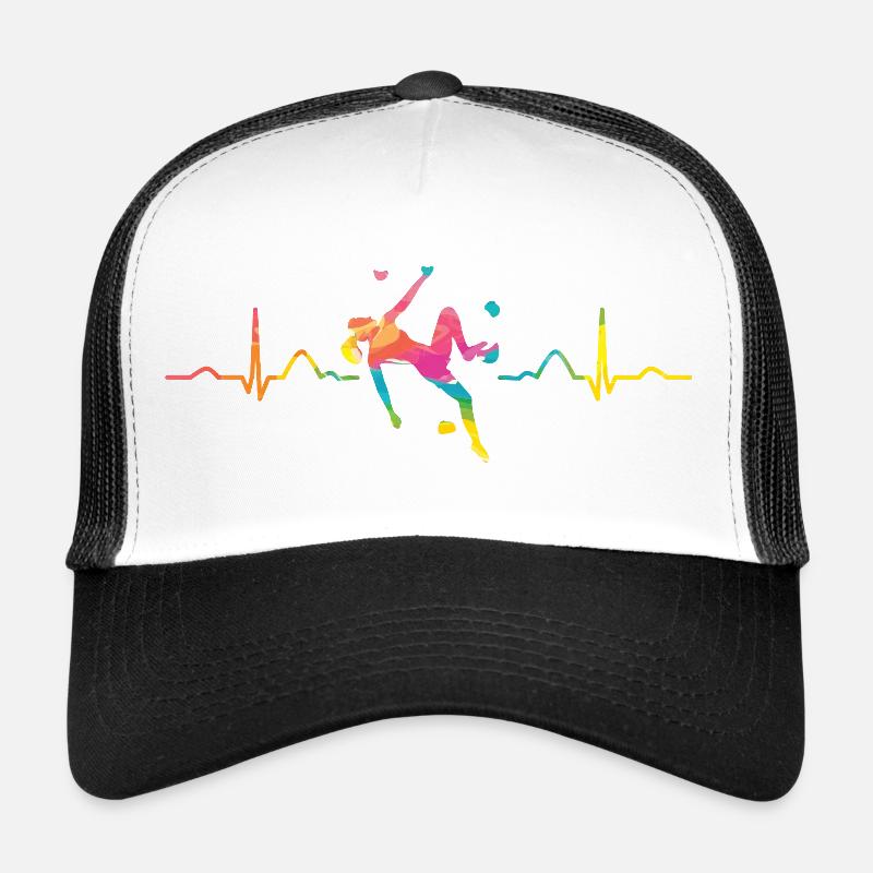 Boulderer heartbeat Bouldering Bouldering Trucker Cap