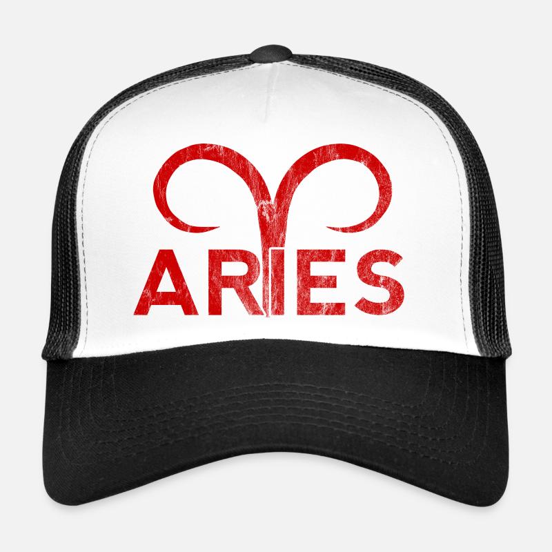 Aries / Zodiac Aries - Trucker Cap - white/black