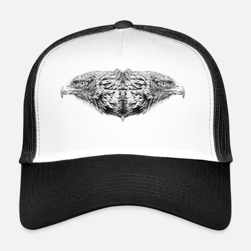 Double eagle - Trucker Cap - white/black