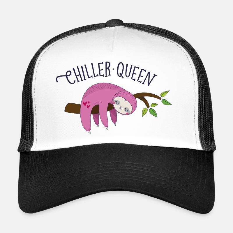 Chiller Queen - Trucker Cap - Weiß/Schwarz