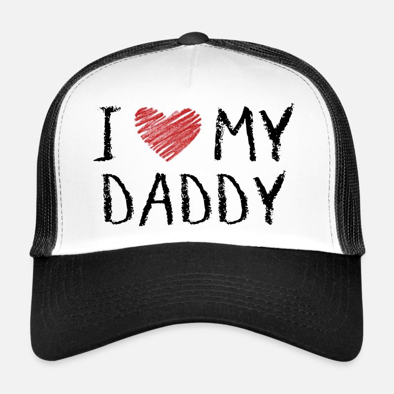 I Love My Daddy Trucker Cap