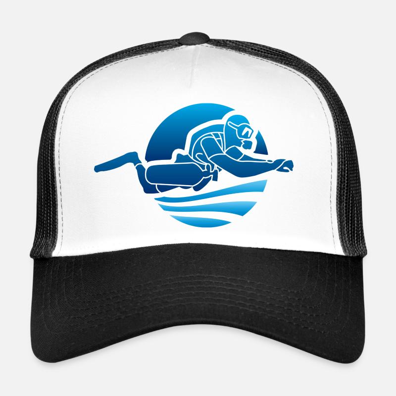 Sidemount-Forum Logo blau Trucker Cap