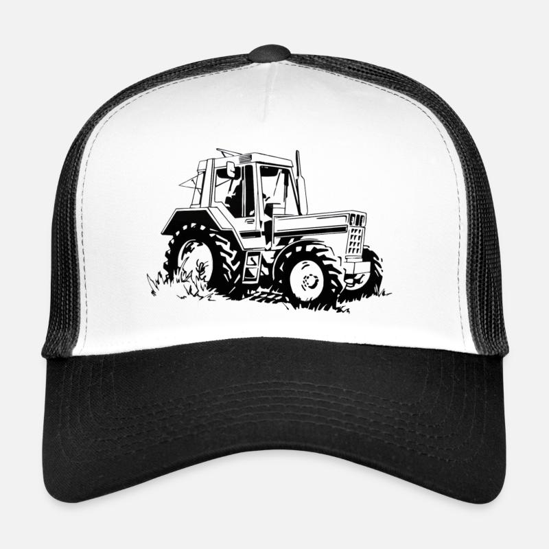Trecker - Trucker Cap - Weiß/Schwarz