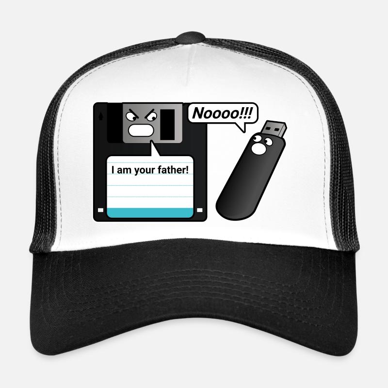 Floppy USB Stick Father Trucker Cap