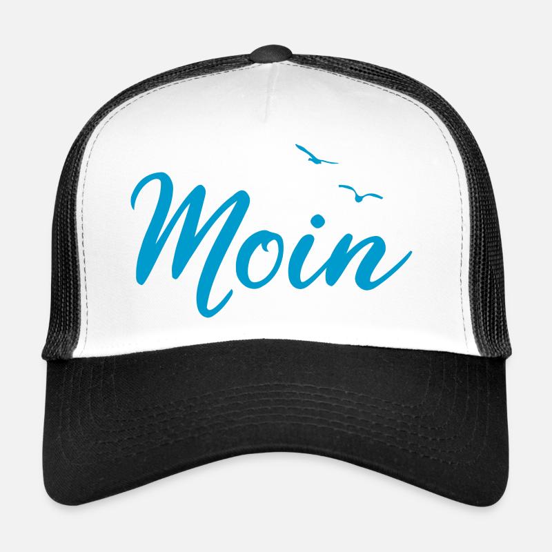 Moin - Spruch Design Geschenk Trucker Cap