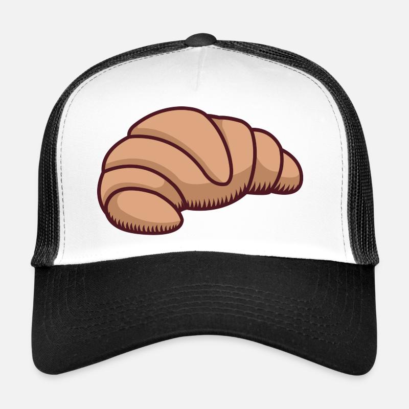 Croissant - Trucker Cap - white/black