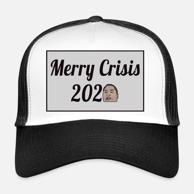 Joyeuse crise 2020 - Casquette trucker  - blanc/noir