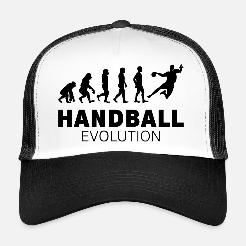 HANDBALL EVOLUTION HOMME - Casquette trucker - blanc/noir