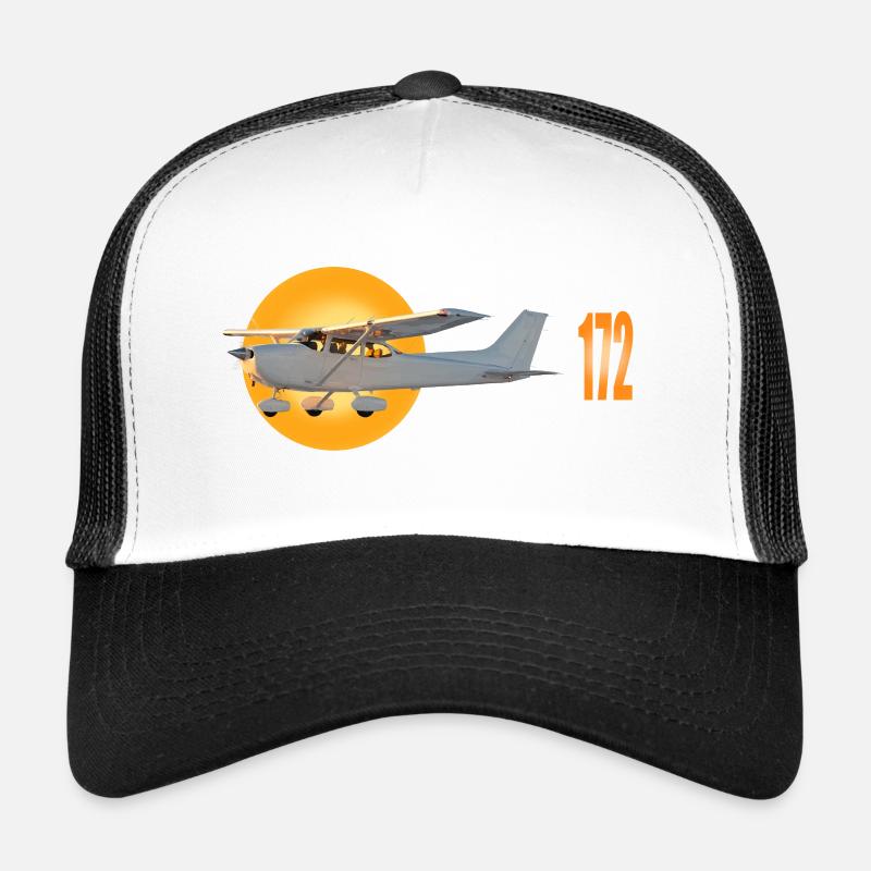 Cessna - Trucker Cap - white/black