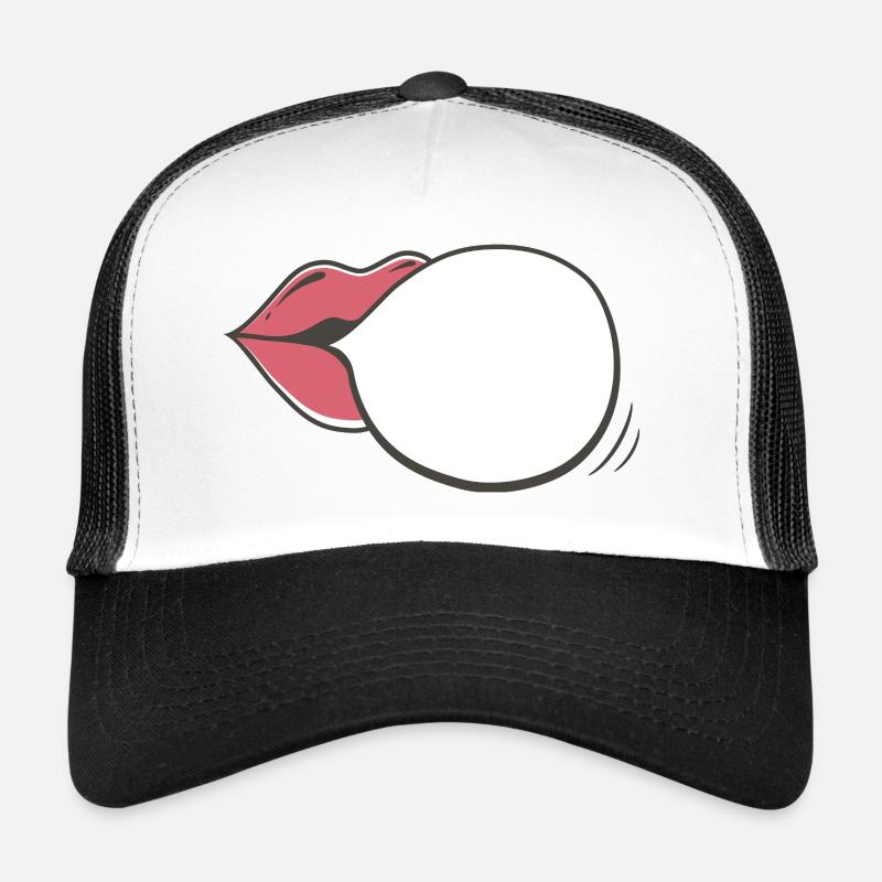 Mouth speech bubble communication Trucker Cap