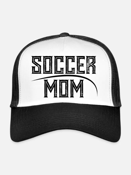 Soccer Mom - Trucker Cap - white/black