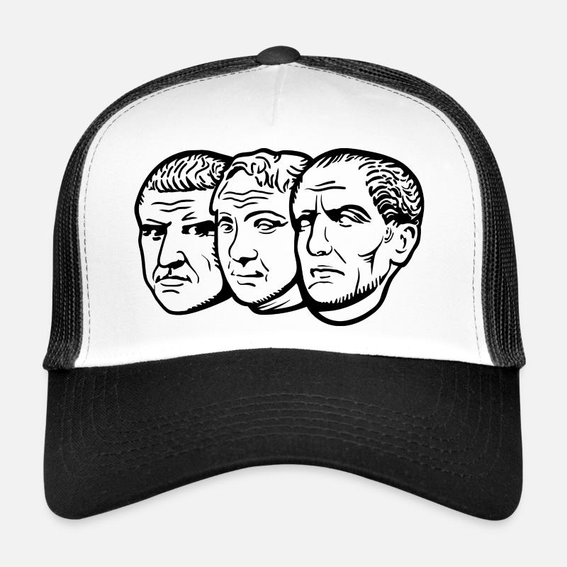 Triumvirat - Trucker Cap - Weiß/Schwarz