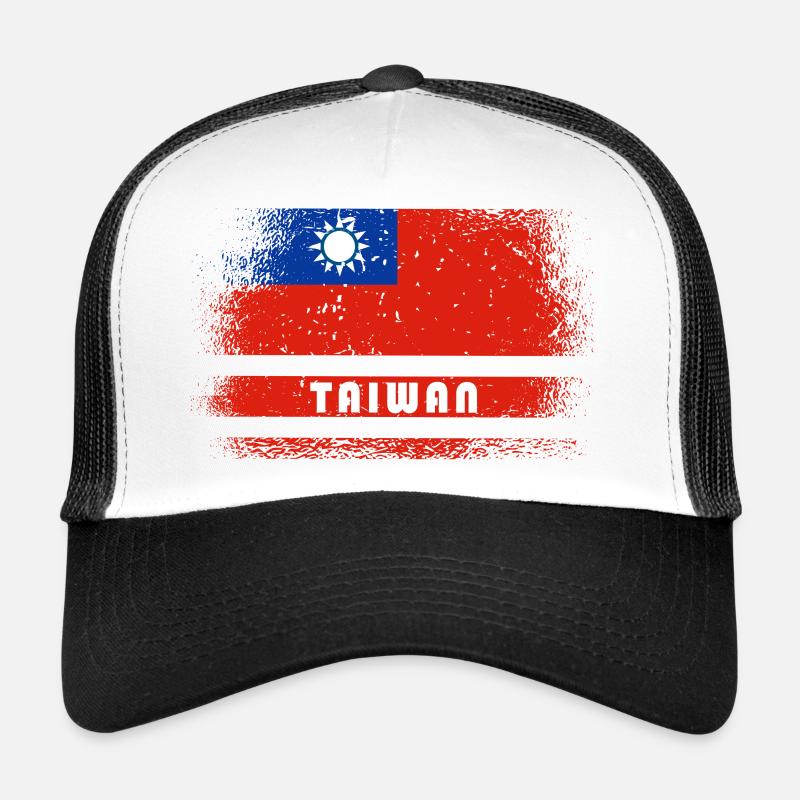 Taiwan vintage flag design Trucker Cap