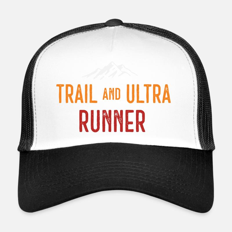 Trail and Ultra Runner - Trucker Cap - white/black