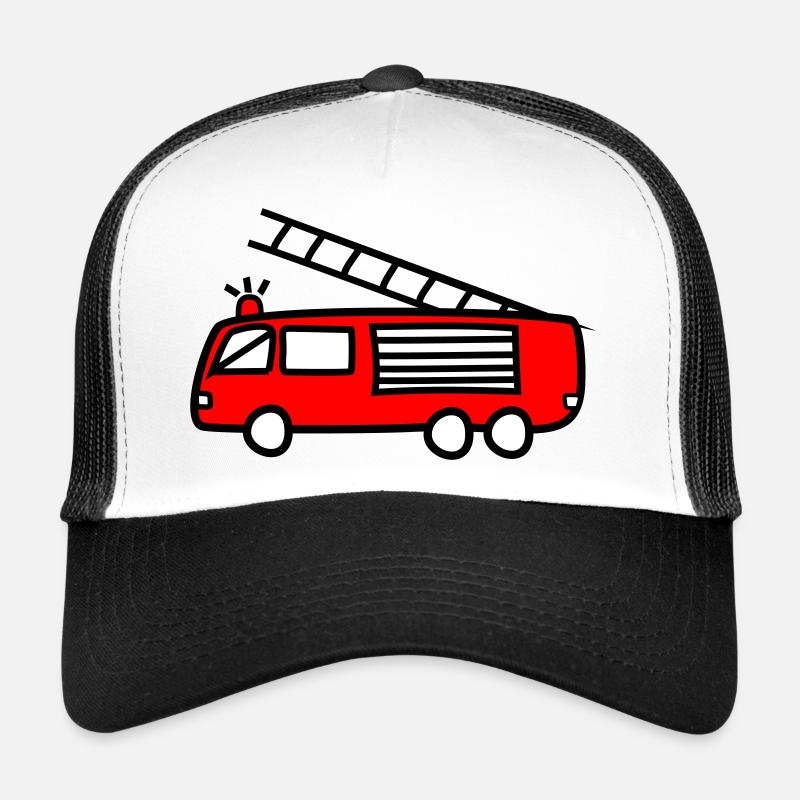 Camion pompier, camion de pompier, pompier Casquette trucker 