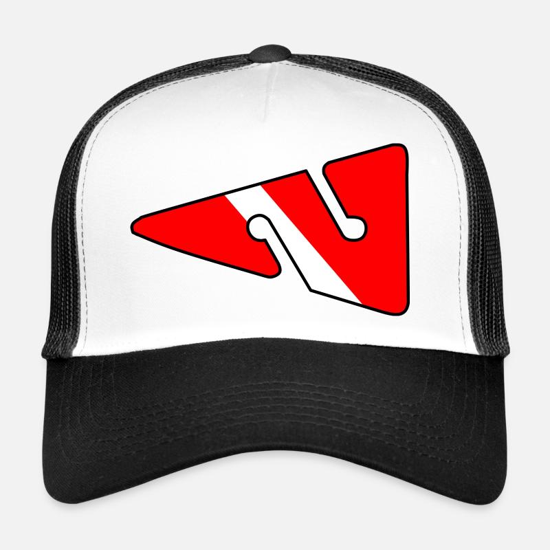 Line Arrow by Scuba.Style Trucker Cap