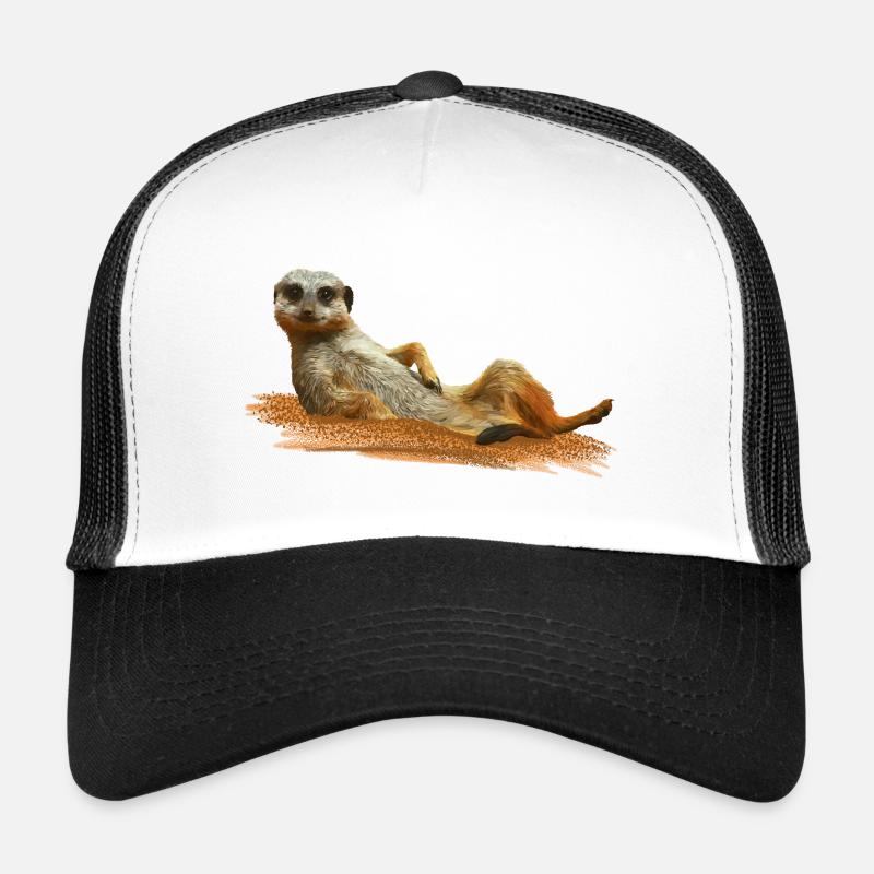 Suricate - Casquette trucker - blanc/noir