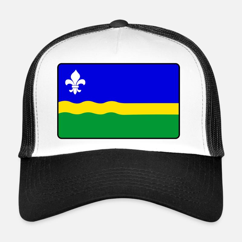 Drapeau de la province Flevoland drapeau Flevoland Casquette trucker 