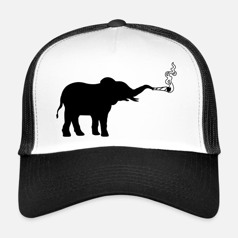 Joint Weed kiffender Elefant Trucker Cap