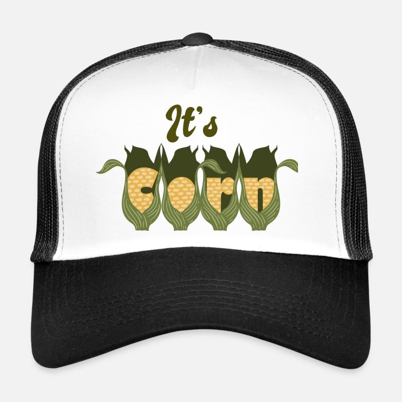 Es ist Mais - Trucker Cap - Weiß/Schwarz