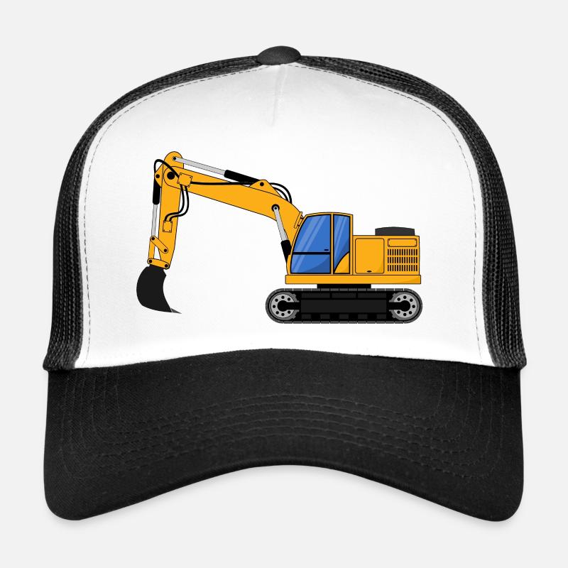 Bagger Baggerfahrzeug Trucker Cap