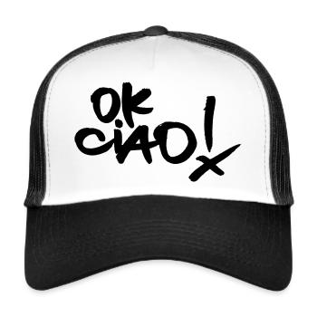 OK CIAO - Trucker Cap - white/black - Front