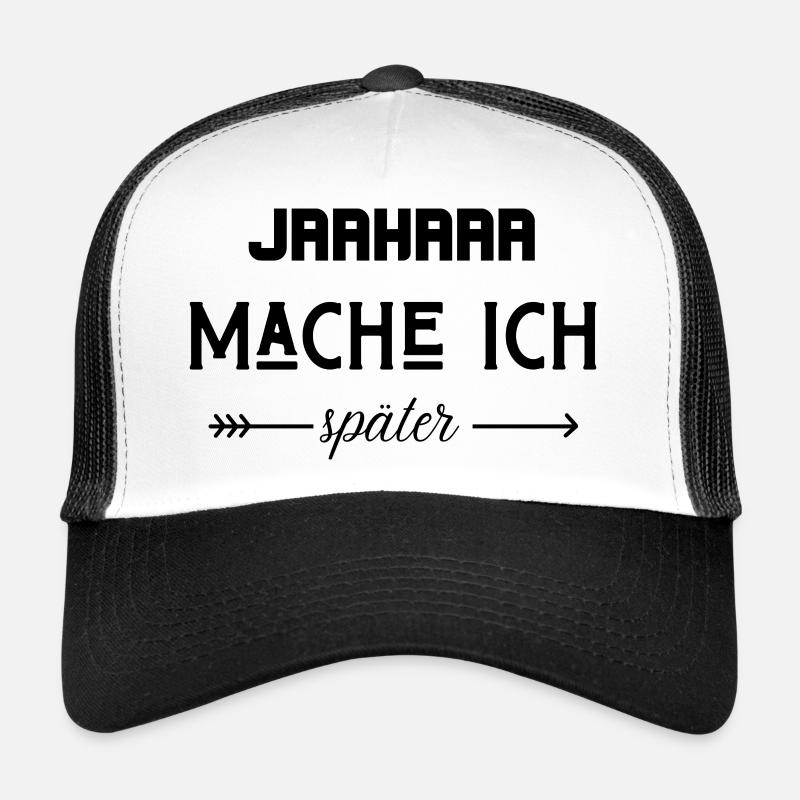 mache ich später Casquette trucker 