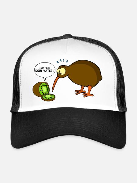 Kiwi gegen Kiwi - Trucker Cap - Weiß/Schwarz