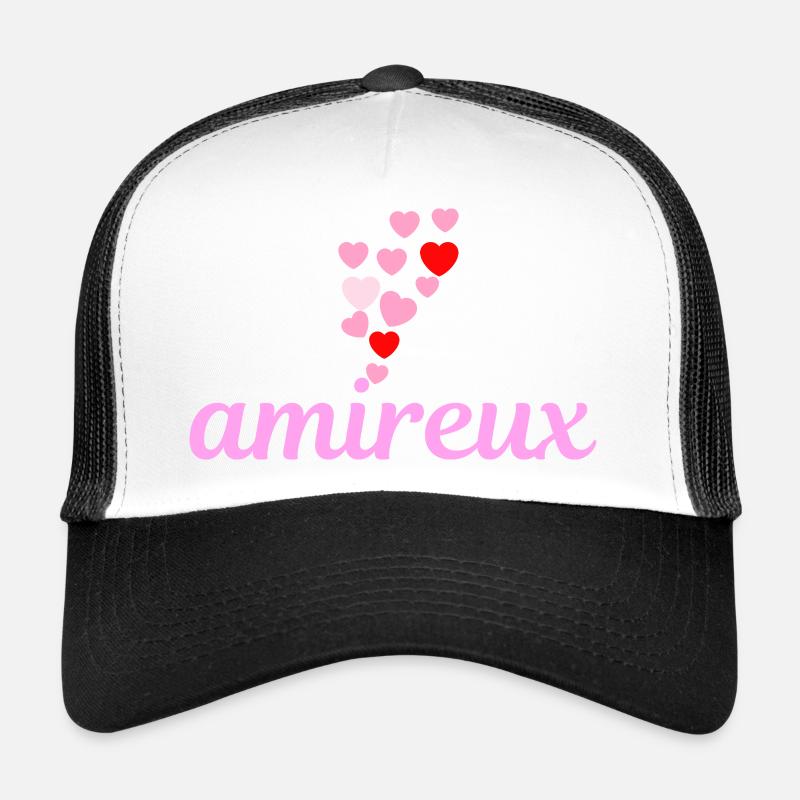 "FRIENDS" - STÖCKE - Trucker Cap - Weiß/Schwarz