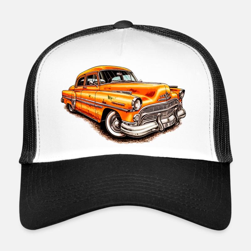 Altes Auto - Trucker Cap - Weiß/Schwarz