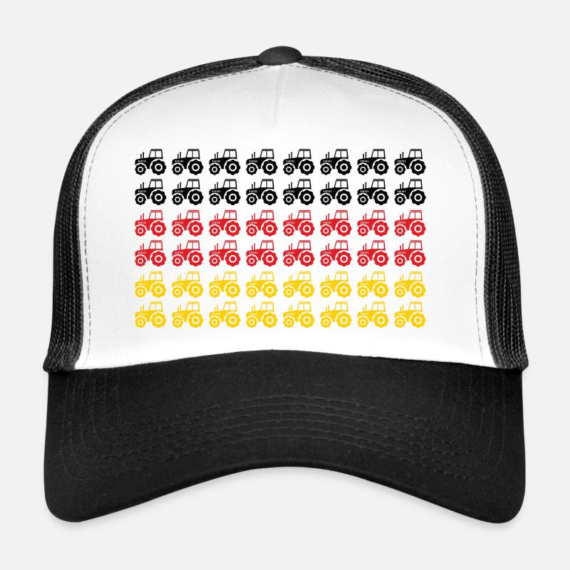 Traktor Deutscher Flagge Bauer Trucker Cap