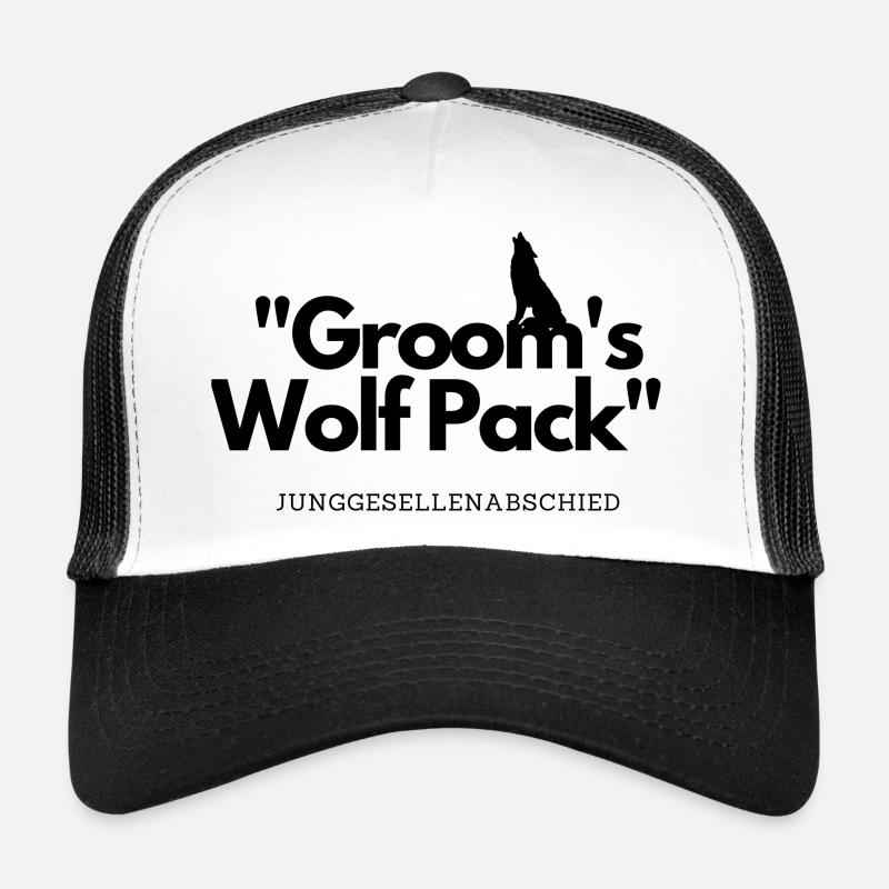 Grooms Wolf Pack Trucker Cap