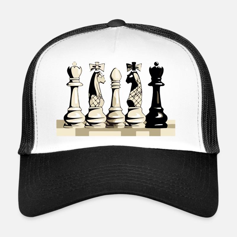 Chess pieces Trucker Cap