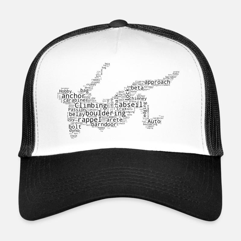 Bouldering Climber Climber Boulder Climbing Trucker Cap