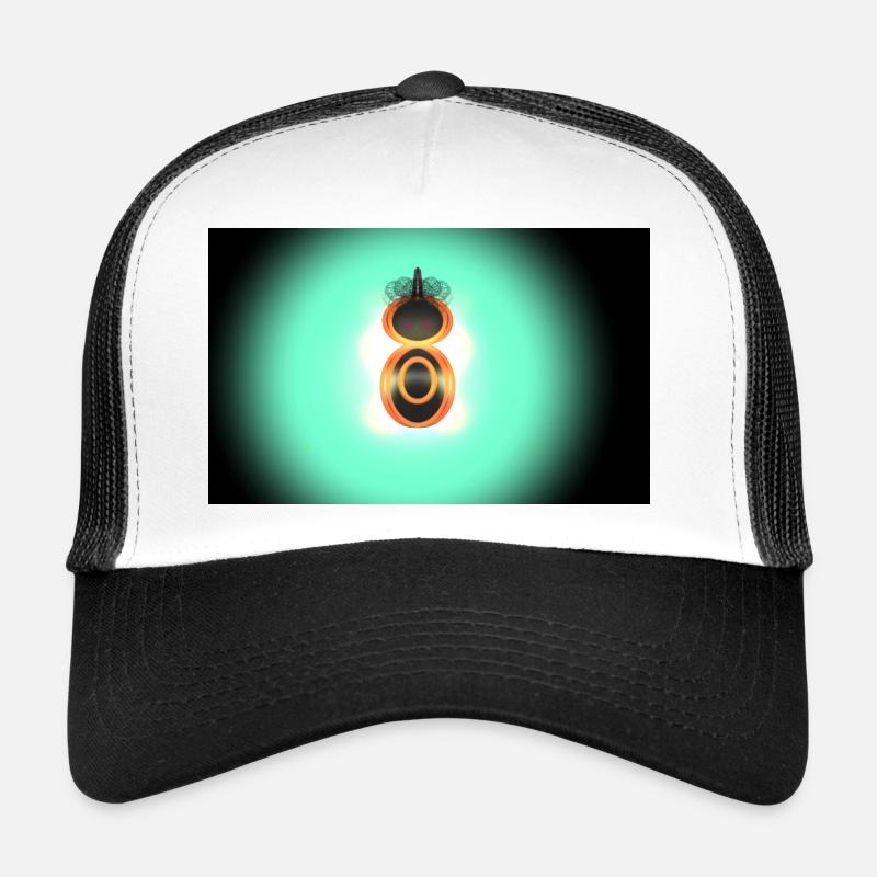 Citrouille 2 - Casquette trucker  - blanc/noir