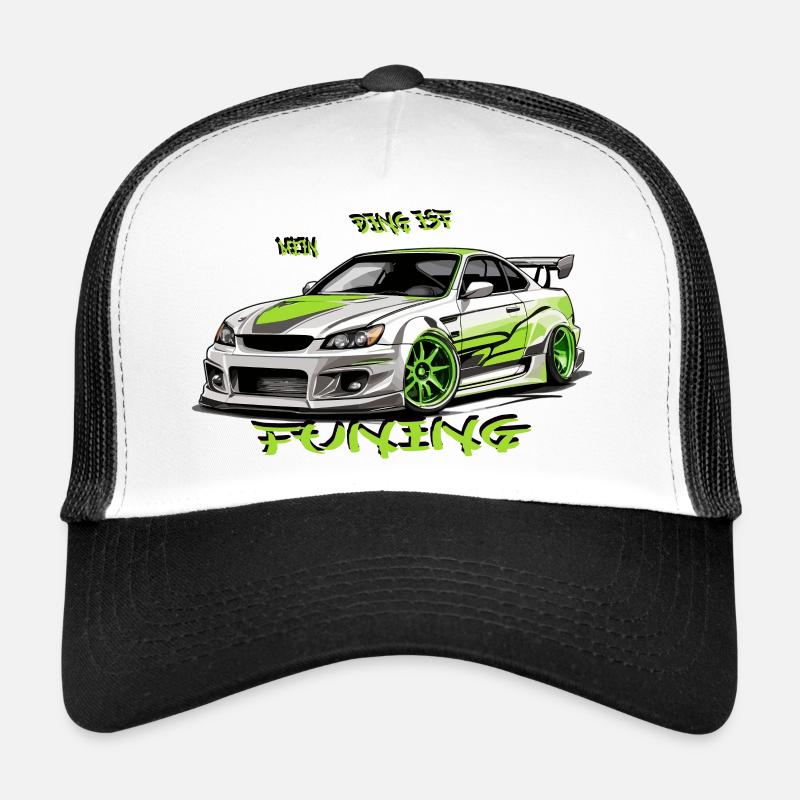 Mein Ding ist Tuning - Trucker Cap - Weiß/Schwarz