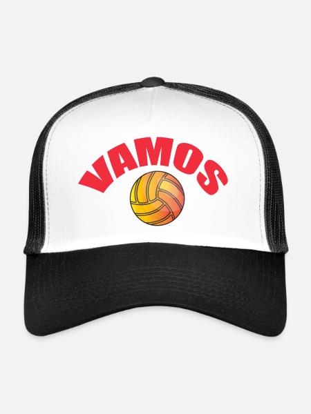 Vamos - Casquette trucker  - blanc/noir - Devant