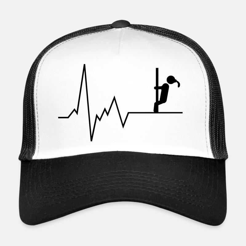 Heartbeat Pole Dancer Trucker Cap