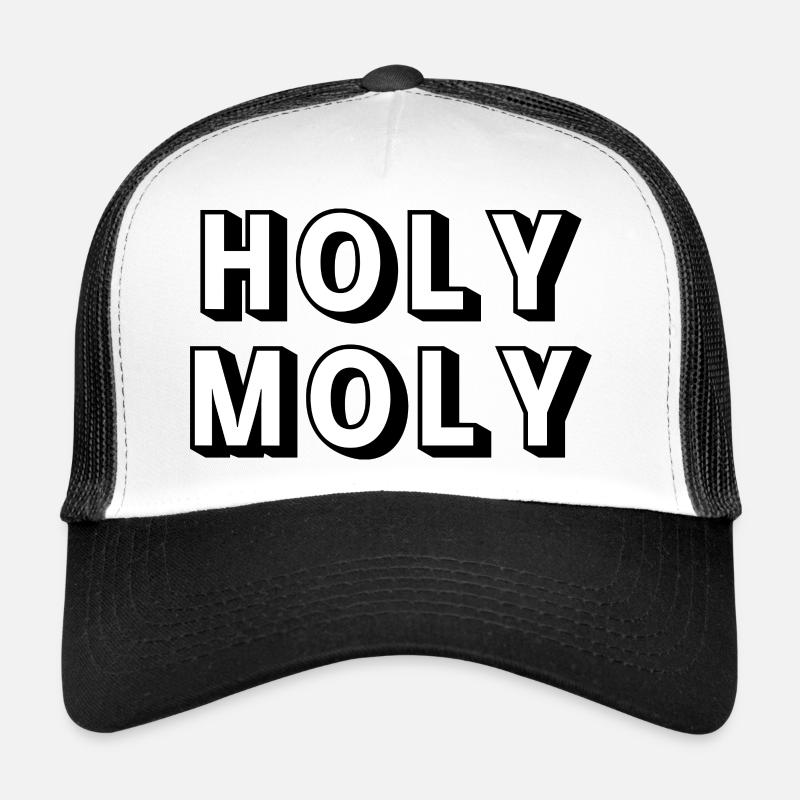 Sacré Moly - Casquette trucker  - blanc/noir