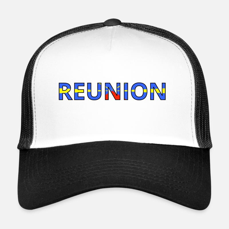 Drapeau Réunion Casquette trucker 