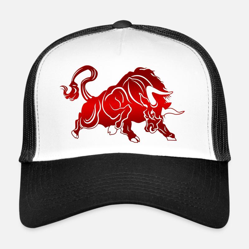Tête de taureau tête Logo Steak Beast Gym corne Casquette trucker 