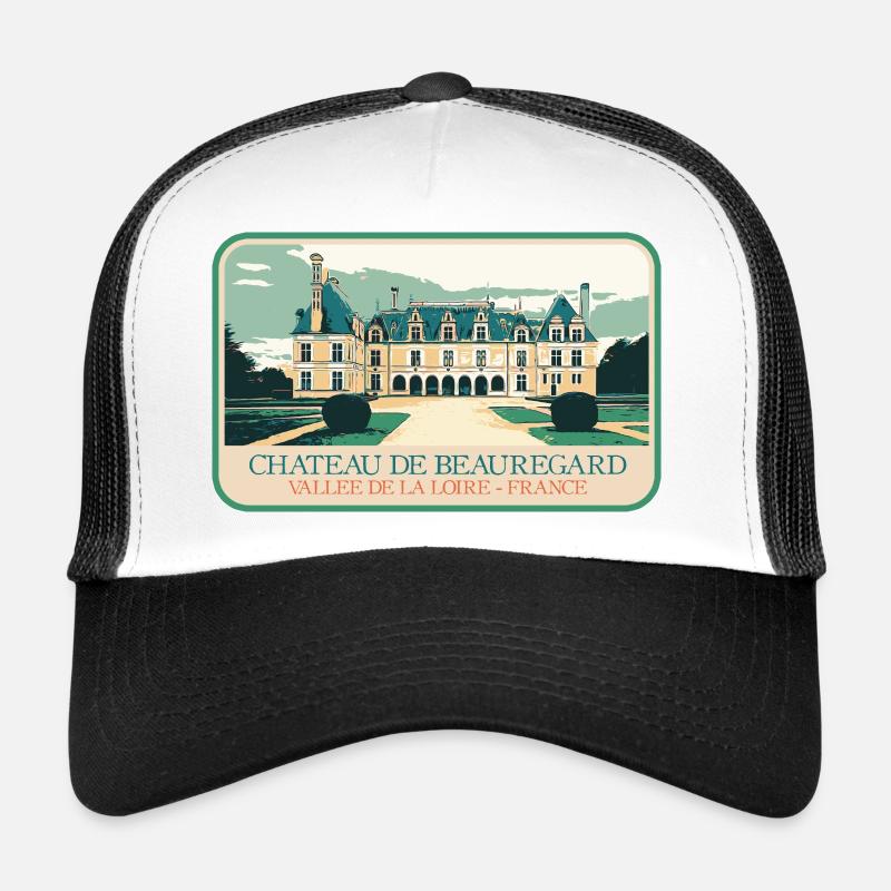 Château de Beauregard dans la Vallée de la Loire Casquette trucker 