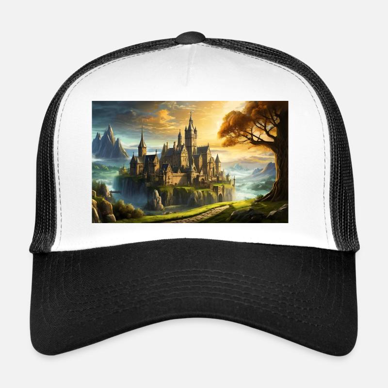 wunderschöne mythische Orte – Avalon Trucker Cap