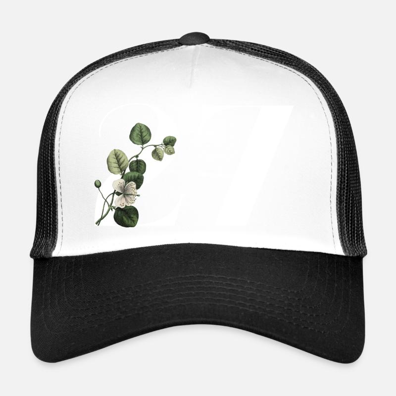 Nummer 27 Blumengrün -27. Blumengeburtstag Trucker Cap
